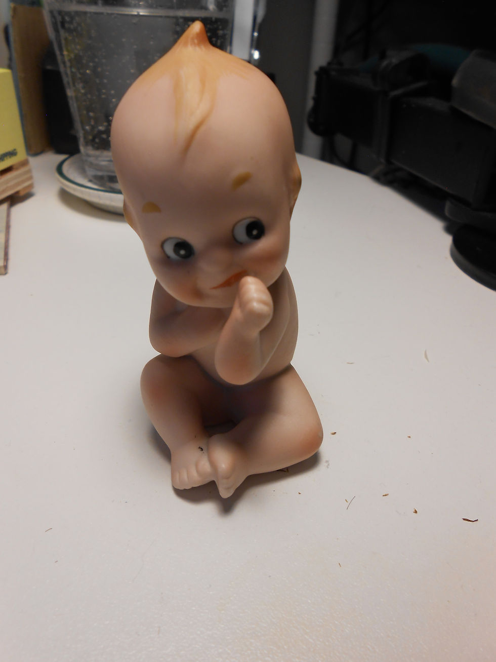 Thumbnail: Pair of Thumb Sucking Kewpie Doll Babies