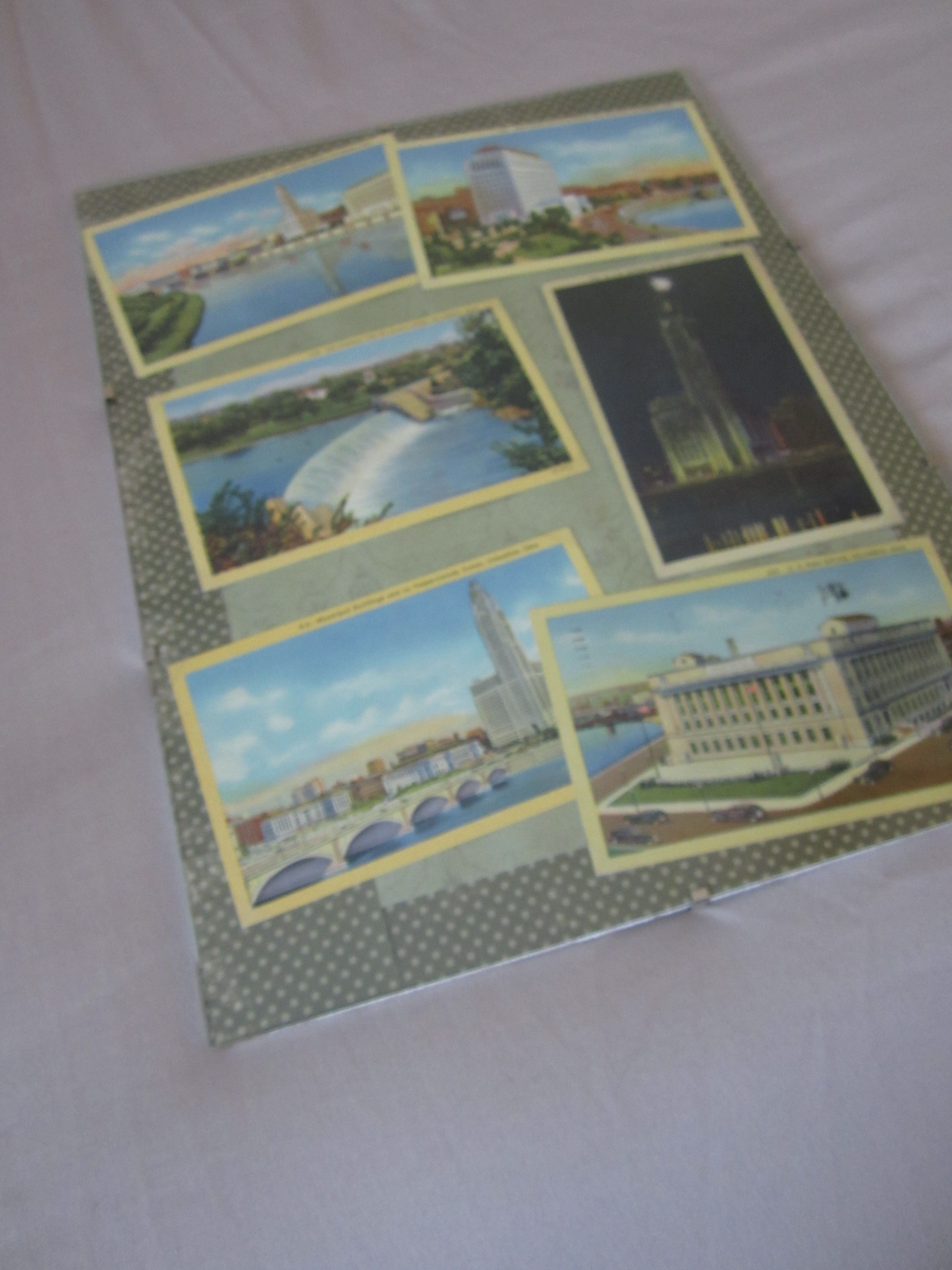 Six vintage postcard collage of Columbus, Ohio