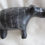 Thumbnail: Black Soapstone Hippo - Carved and Embellished with Great Design