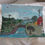 Thumbnail: 10" x 14" Outsider Art Acrylic Unframed Farm Scene