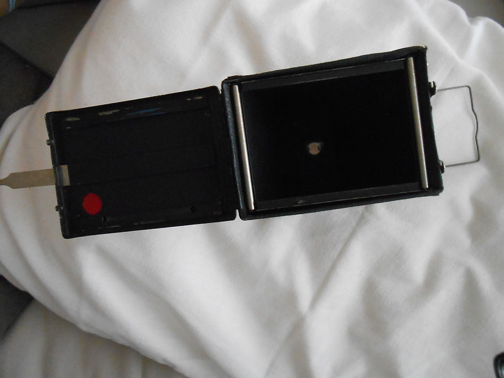 Thumbnail: Vintage German Box Camera with Leather Case