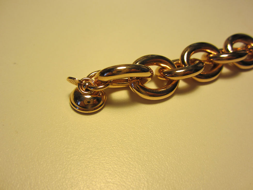 Thumbnail: Milor Bronze 7.5 Inch Magnet clasp Bracelet