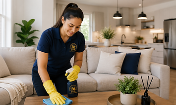 Professional cleaner providing regular home cleaning in Auckland