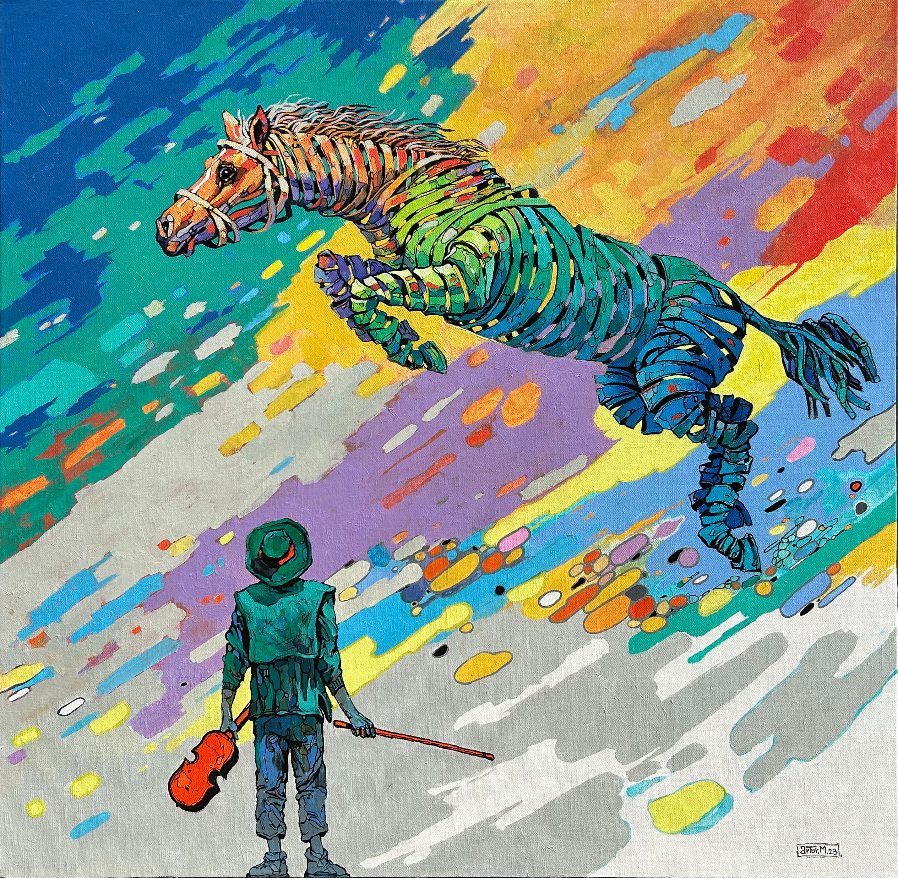 Painting by Artur Muharremi