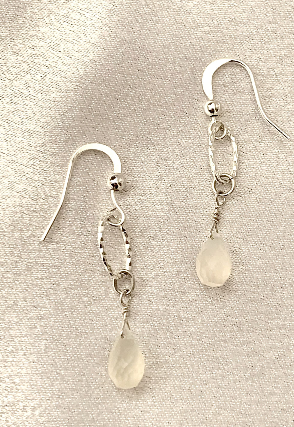 Thumbnail: Moonstone Handmade Gemstone Earrings