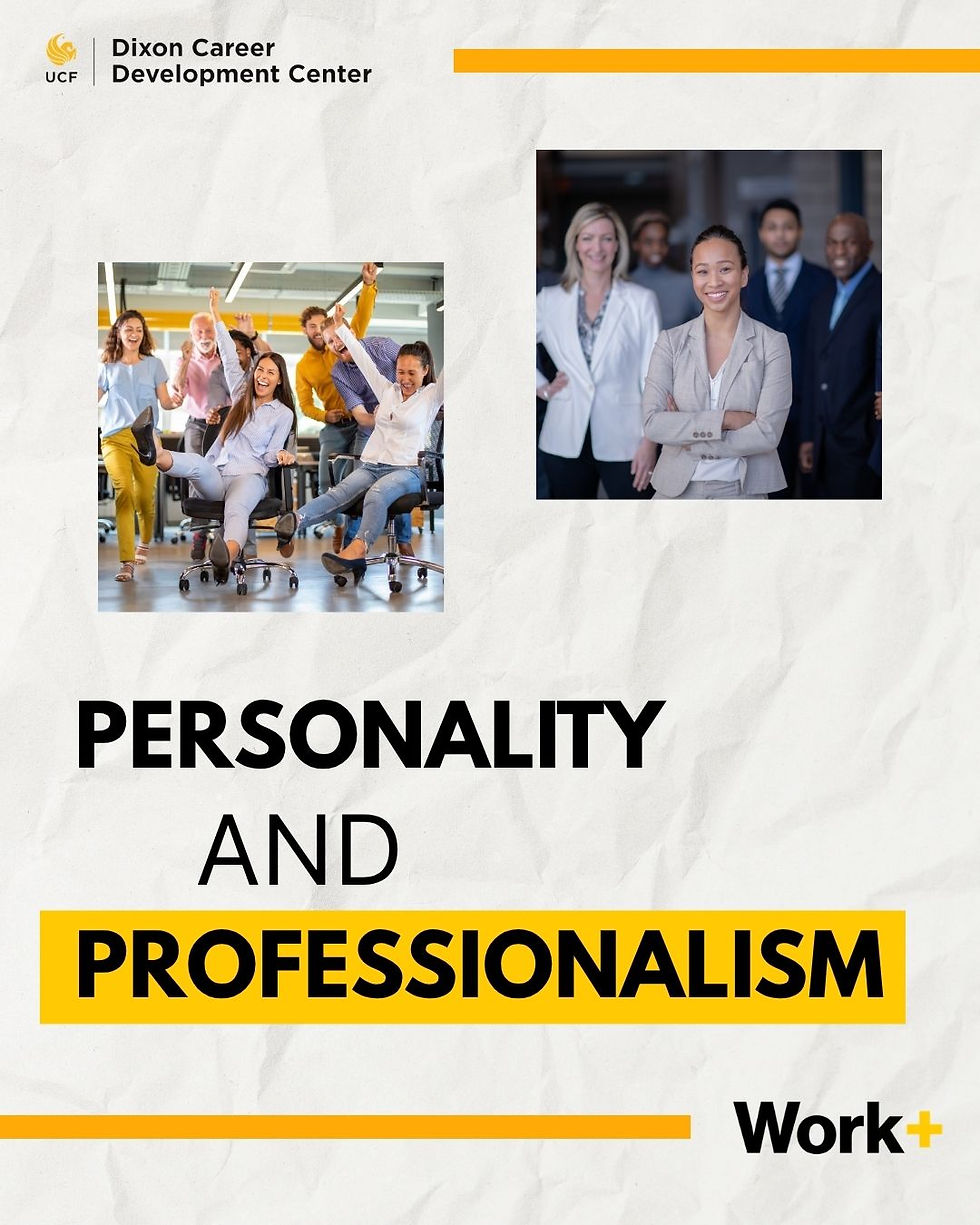 Personality and Professionalism