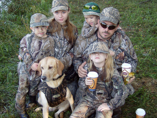 hunting family dog