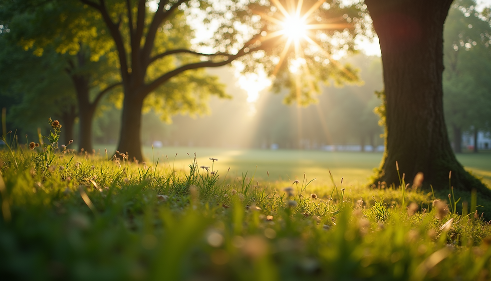 A calm nature environment