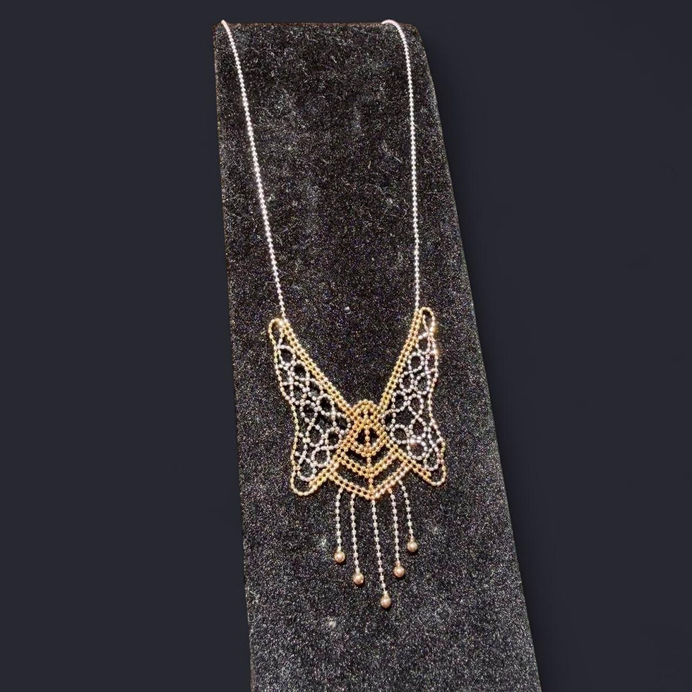 Thumbnail: Vintage Butterfly Necklace