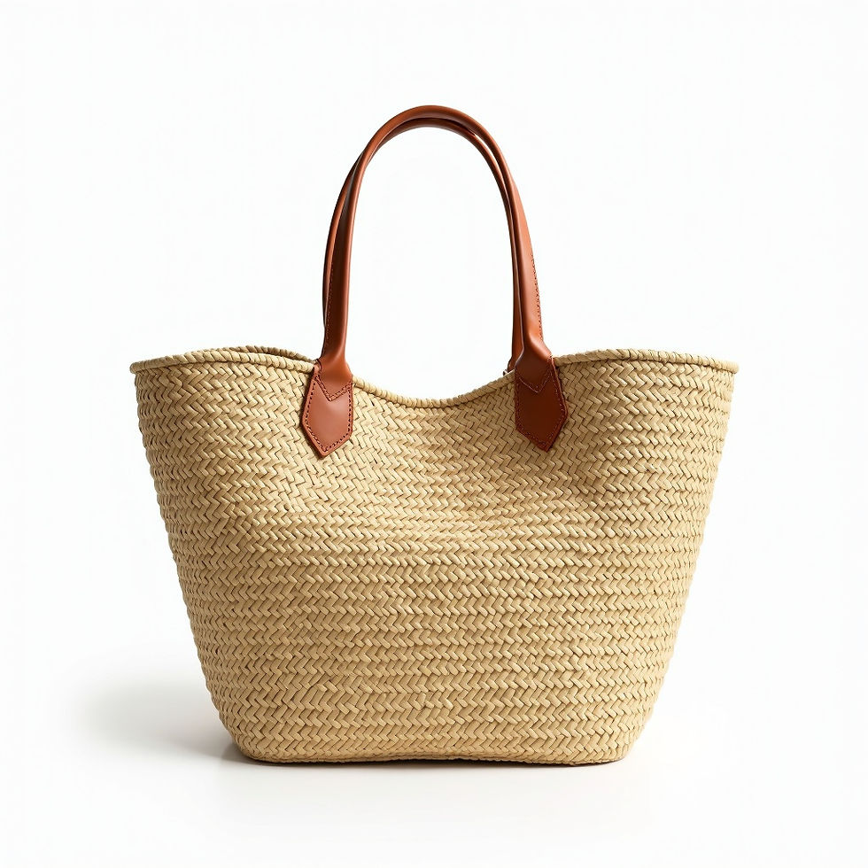 Woven Straw Tote