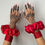 Thumbnail: Rani Floral Red Scrunchies