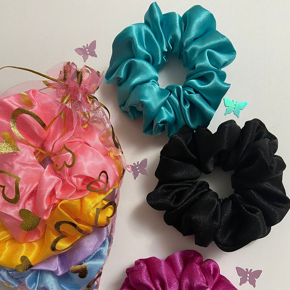 Thumbnail: Turquoise Scrunchies