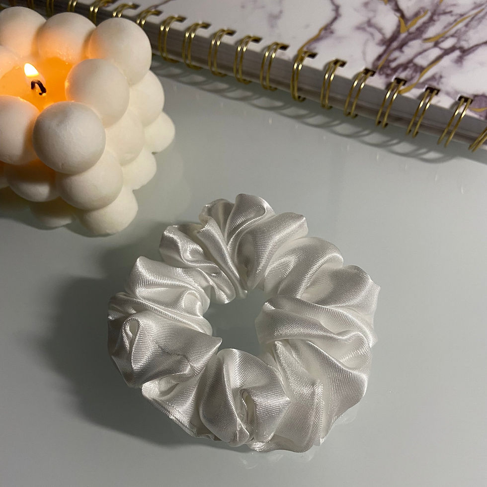 Thumbnail: White Scrunchies