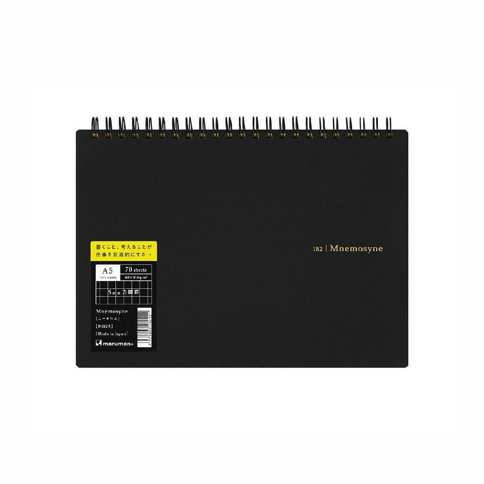 Thumbnail: Maruman Mnemosyne A5 Coil Notebooks