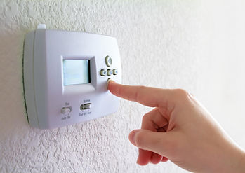 Blank AC thermostat