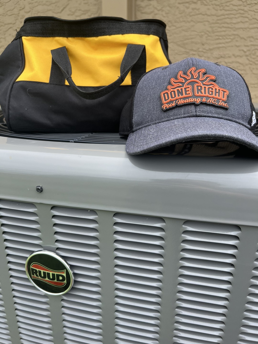 Done Right air conditioning repair service on Ruud HVAC equipment