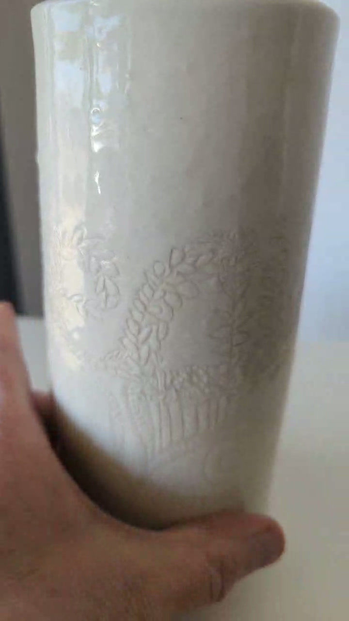 Seconds: Hand carved vase Beauty