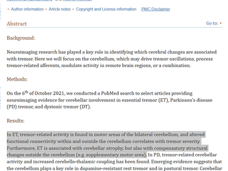Gluten Sensitivity and Tremor/Essential Tremor