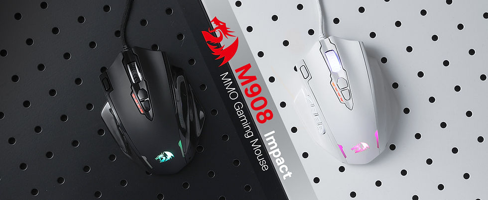 Thumbnail: Redragon M908 RGB Backlight LED USB Wired Gaming Mouse 18 Programmable Mouse But