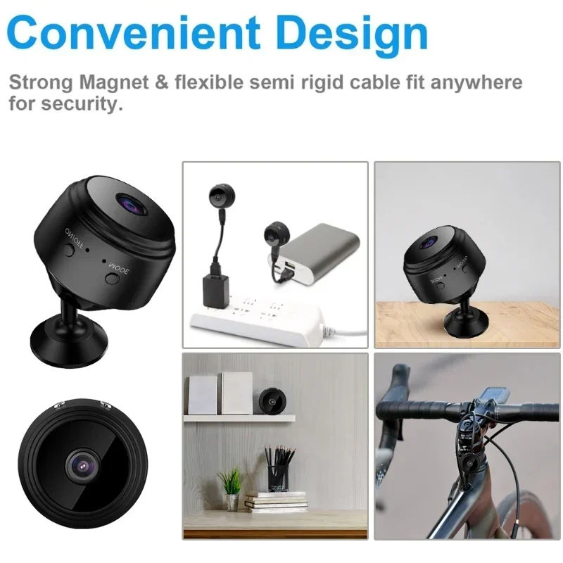 Thumbnail: Smart Home Safety Wireless Security A9 HD Wifi Monitor Surveillance Cameras with