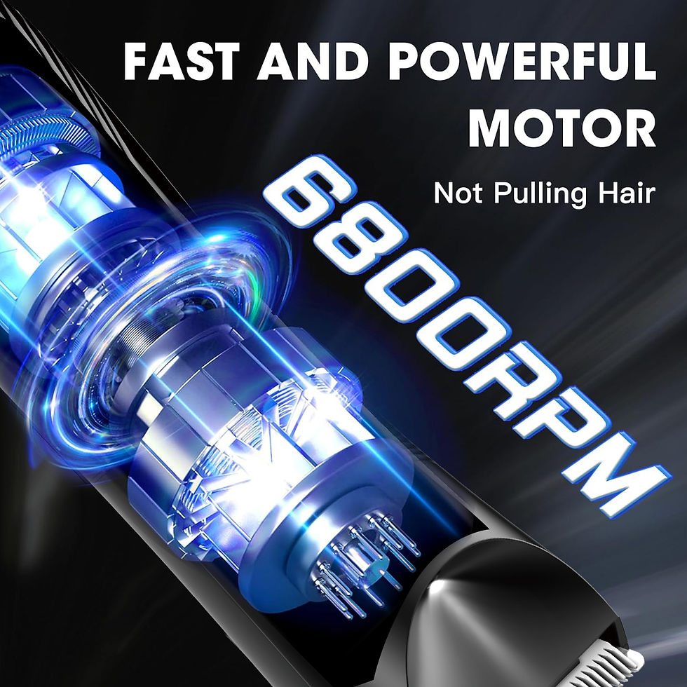 Thumbnail: Hatteker Multi-Functional Hair Trimmer for Man Shaver Private Clip Set New Model
