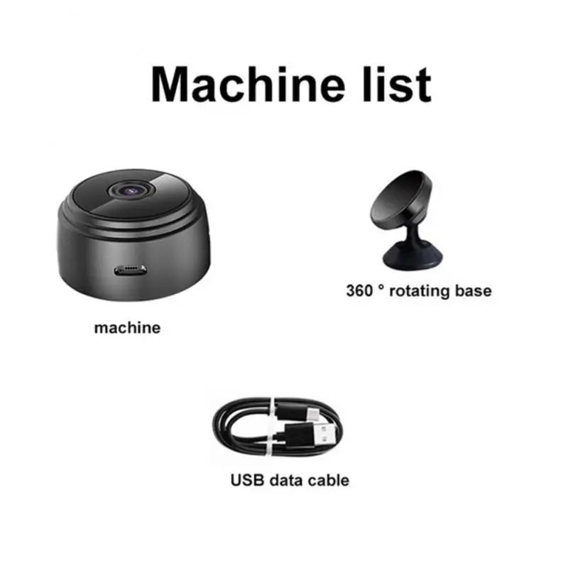 Thumbnail: Smart Home Safety Wireless Security A9 HD Wifi Monitor Surveillance Cameras with