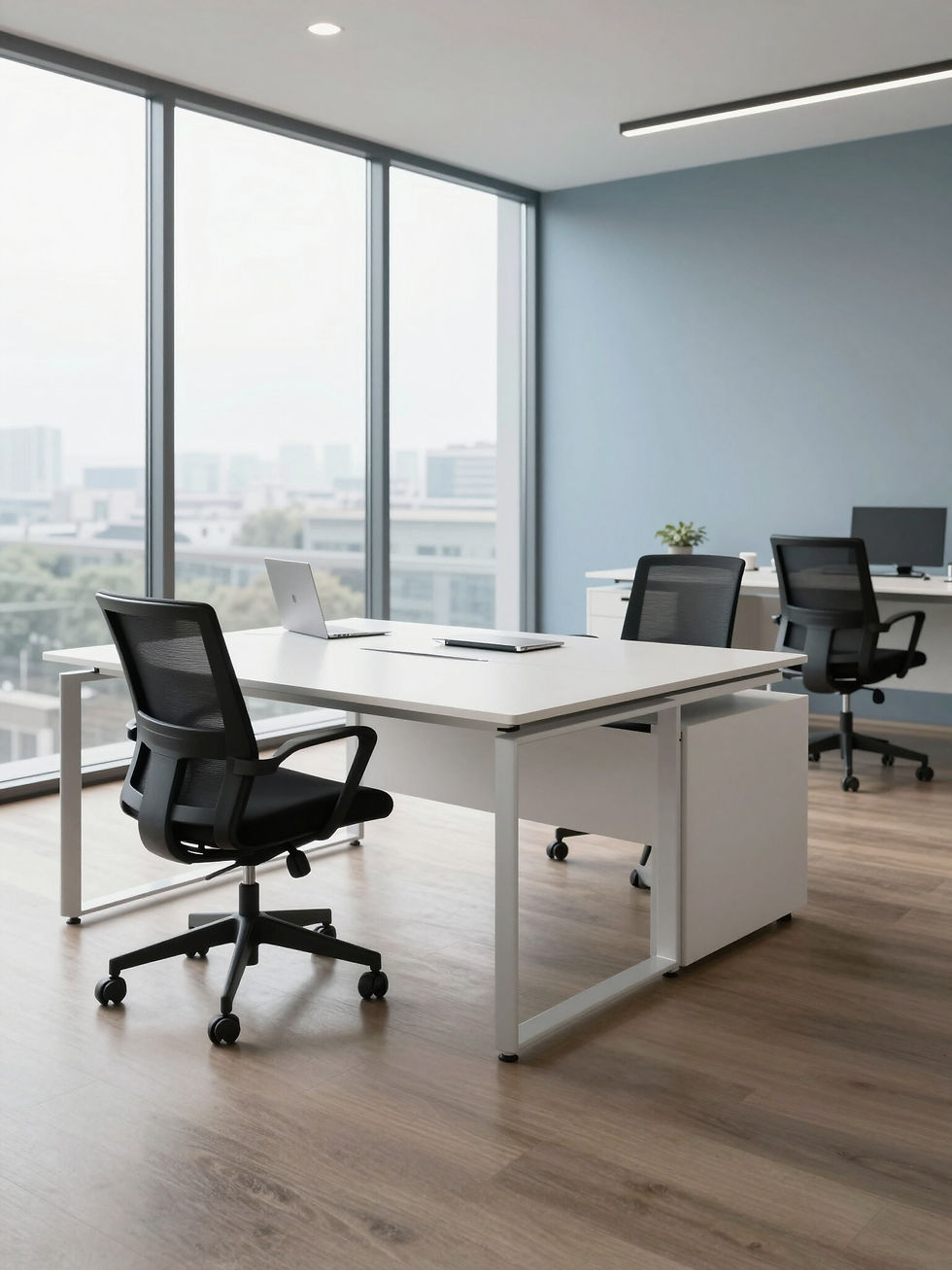 Professional corporate office interior showcasing clean environment