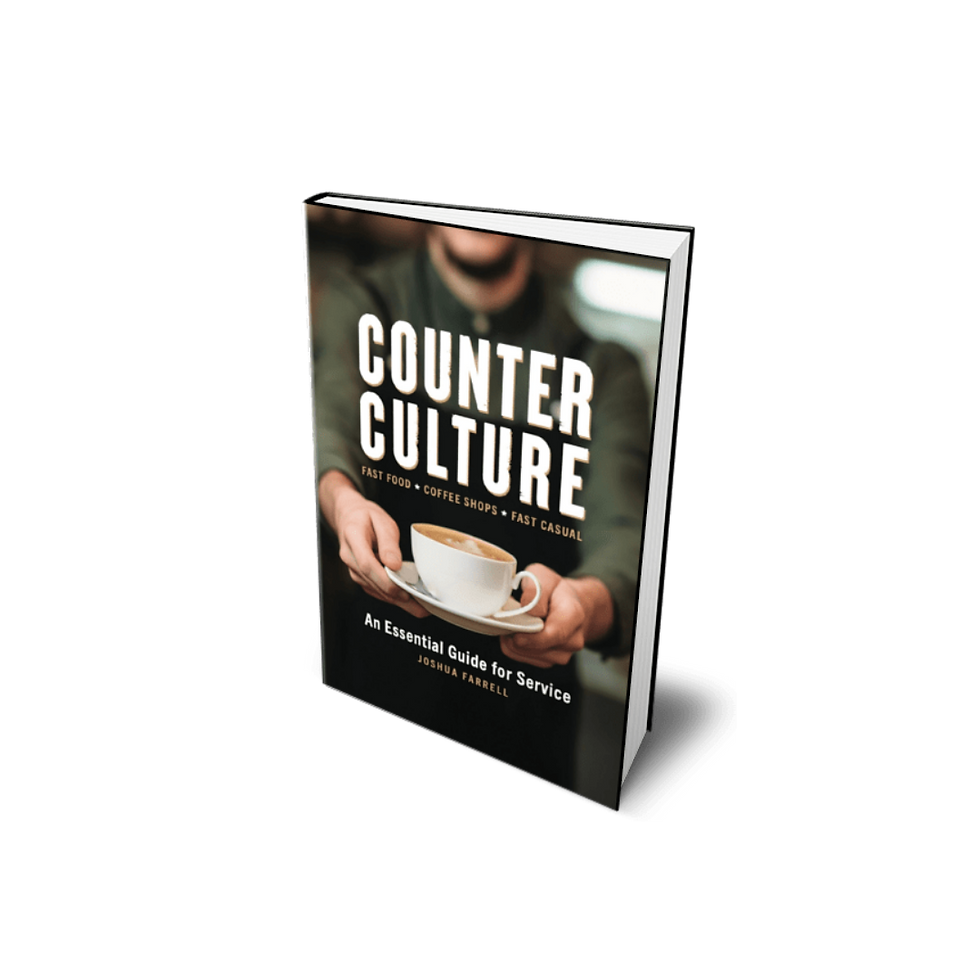 TRADITIONAL PAPERBACK BOOK of COUNTER CULTURE: An Essential Guide for Service."
