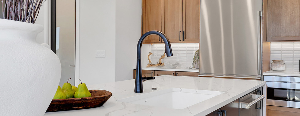 modern kitchen with monogram appliances
