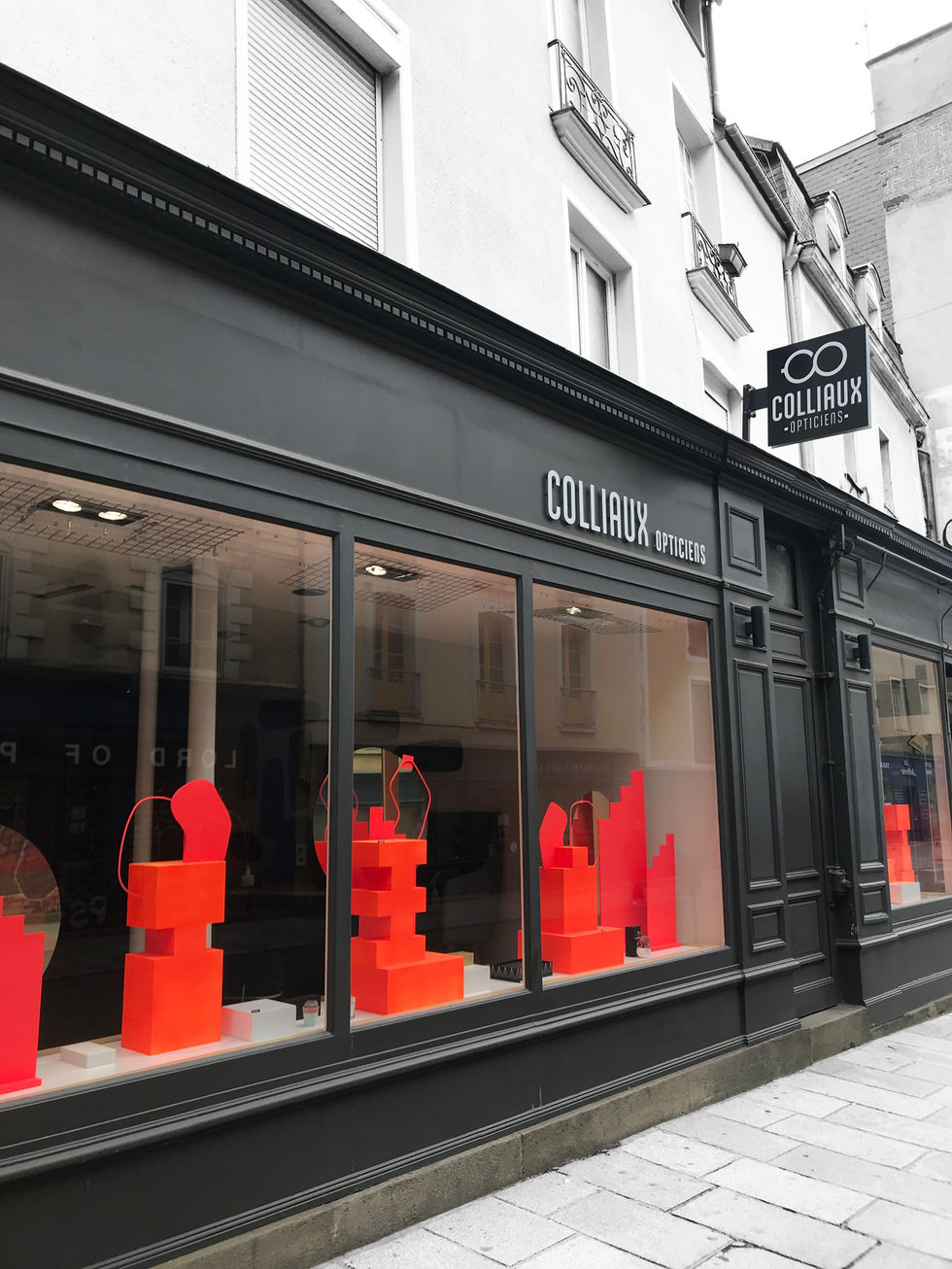 Colliaux Opticiens.
Lunetterie sur Rennes. 
Création du logo et de l'identité visuelle. 