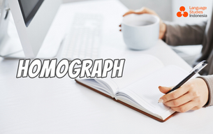 Indonesian Homographs