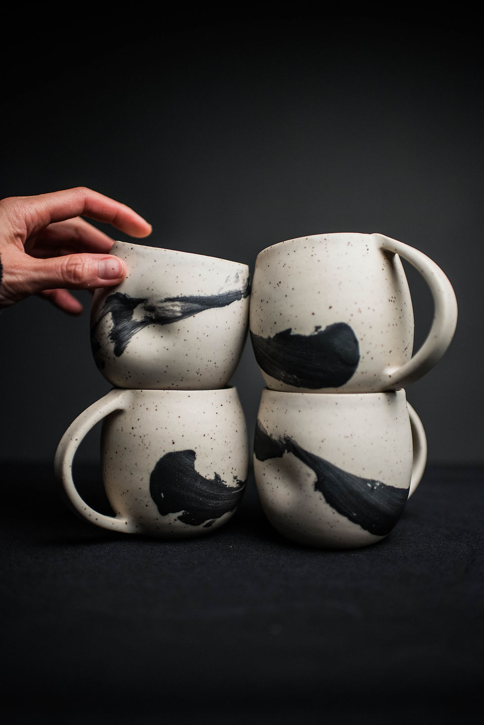 Thumbnail: Rounded Thumbprint Mug 14oz