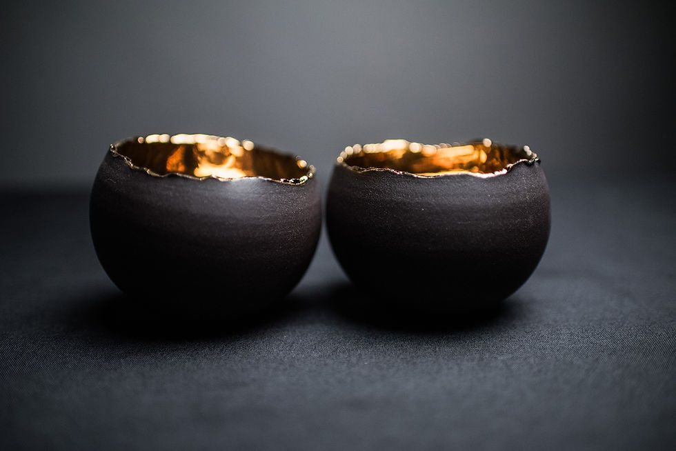 Thumbnail: Torn Edge Gold Whisky Tumbler