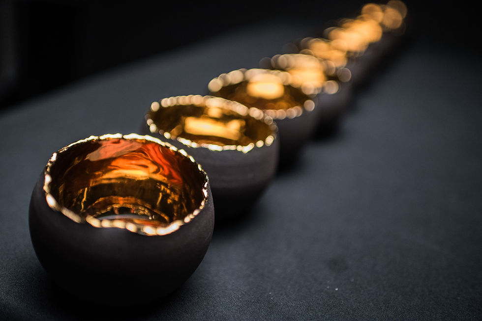 Thumbnail: Torn Edge Gold Whisky Tumbler