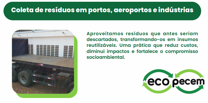 Coleta de resíduos em portos, aeroportos e indústrias