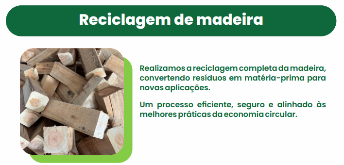Reciclagem de madeira