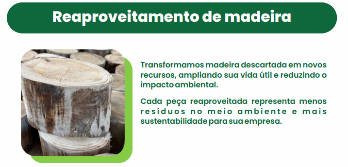 Reaproveitamento de madeira