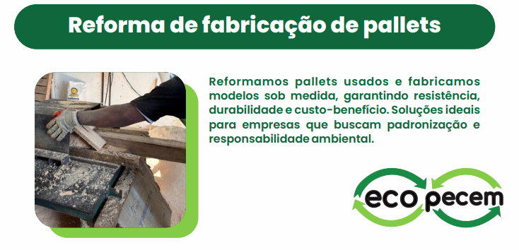 Reforma de fabricação de pallets