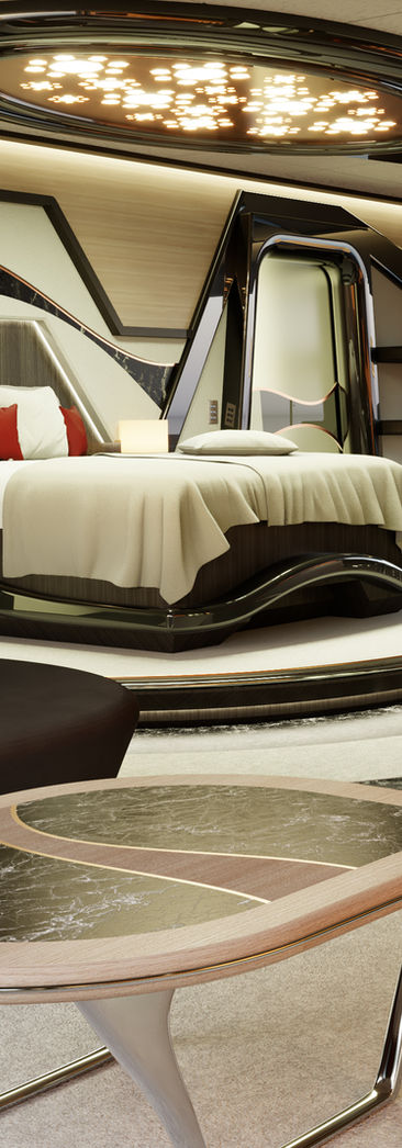 90m Superyacht Le Mans M51 Concepts Yacht design. Anthony Glasson 3D design 