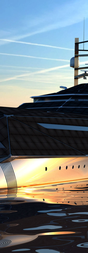 Yacht Solar Express M51 Yacht Design. Superyacht Design by Anthony Glasson