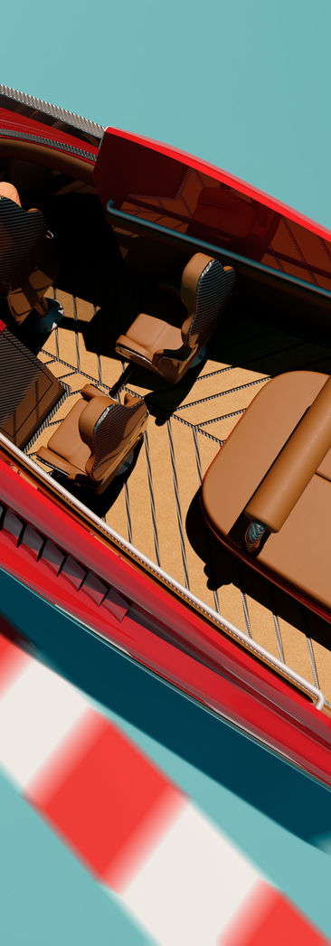 F1 Foil Boat Formula 1 Ferrari 