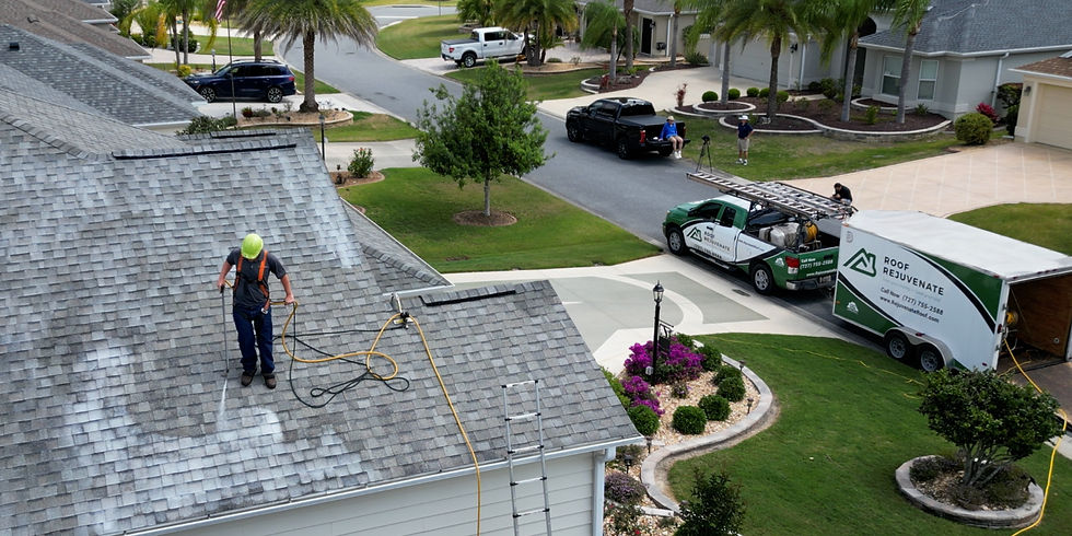 Roof Rejuvenate dealer application of the product