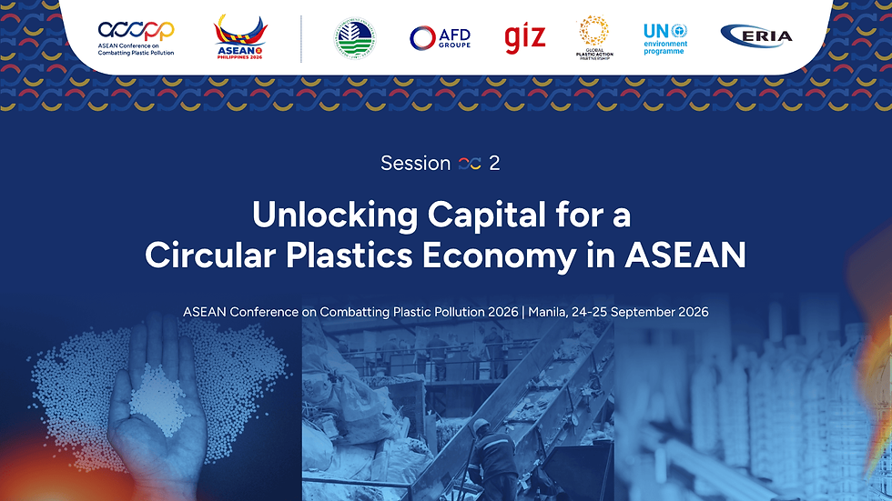 Session 2 of the ASEAN Conference on Combatting Plastic Pollution 2026
