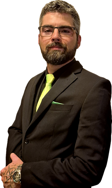 Andrew Davis Dressed in a Suit