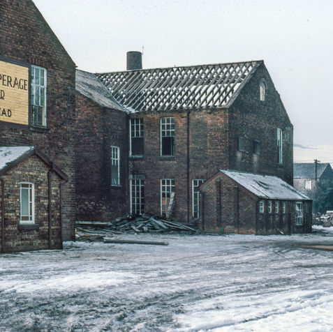 Lochhead Chair and Cabinet Works (The Klondyke) in Lochwinnoch being demolition in 1984.