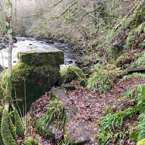 Start of Calder Glen mill lade