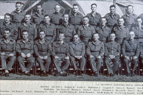 Company of the 1st Regiment Maritime Royal Artillery based in Lochwinnoch