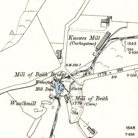 Knowes Mill curling stone factory