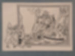 Thumbnail: Tintin & Snowy 1960 Original Hergé Art Prisoners of the Sun Signed Drawing