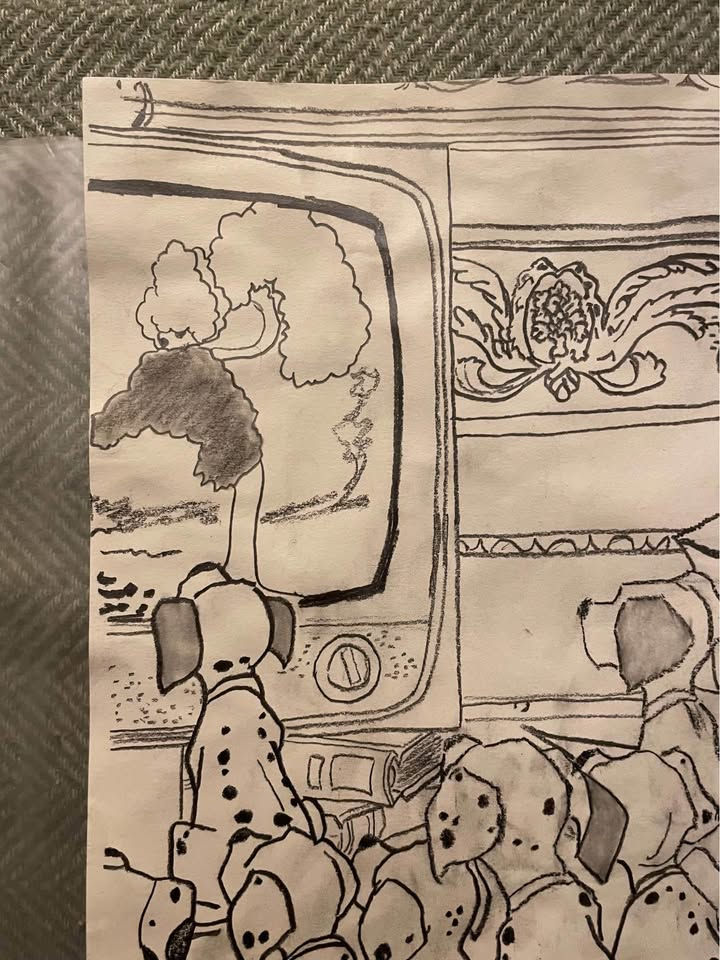 Thumbnail: 101 Dalmatians Disney Animation Drawing Eric Larson Walt Disney Studios (1960)